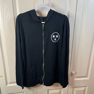 Anvil Lightweight Long Sleeve hoodie T-shirt